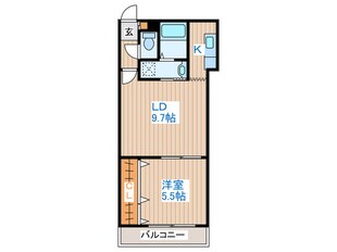 リヴェ－ル山鼻の物件間取画像